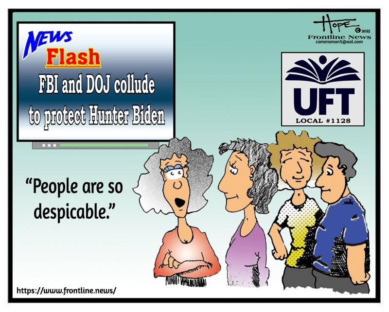 Cartoon for Teachers against collusion - Published on June 11, 2023