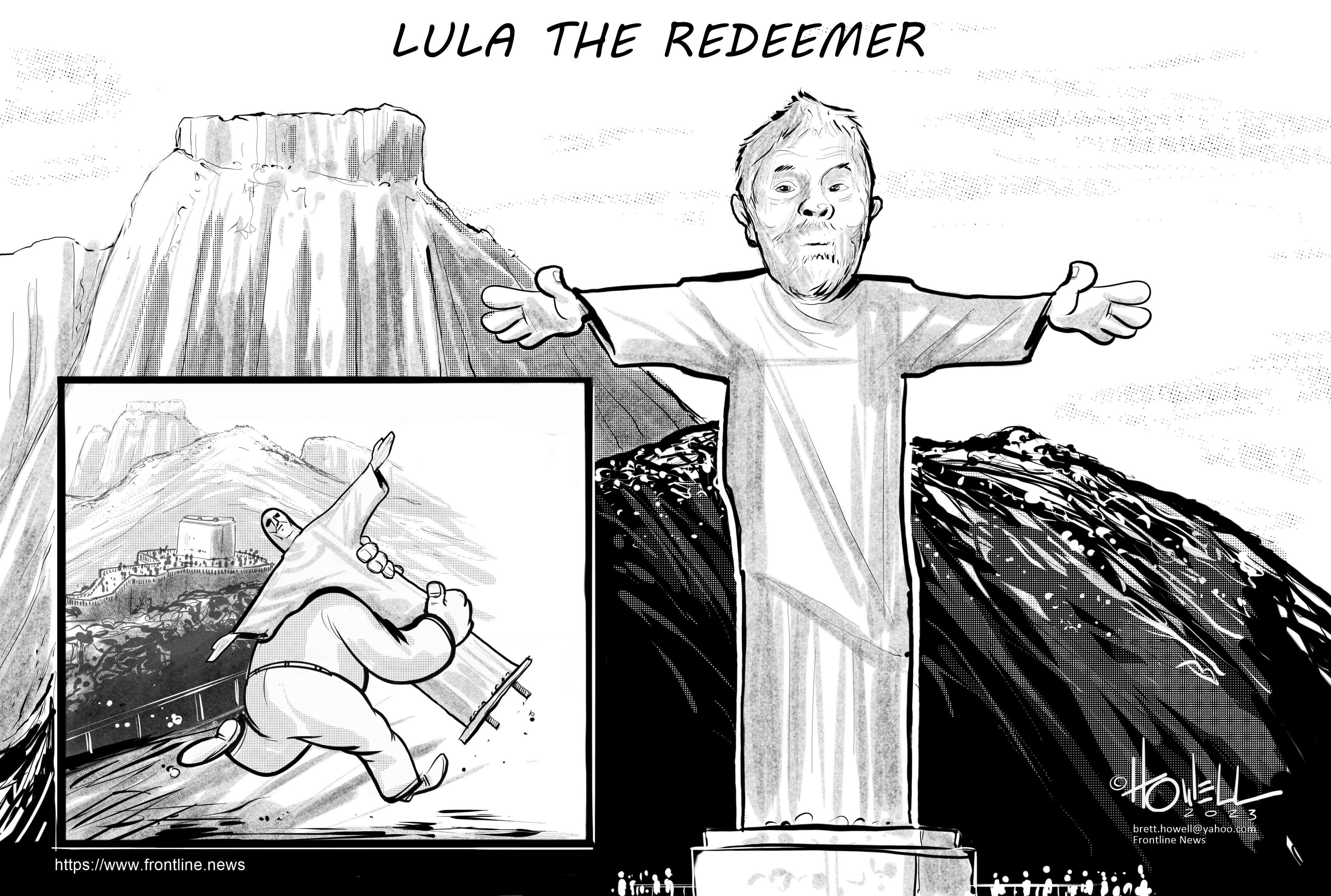 Cartoon for Lula the Redeemer - Published on January 25, 2023
