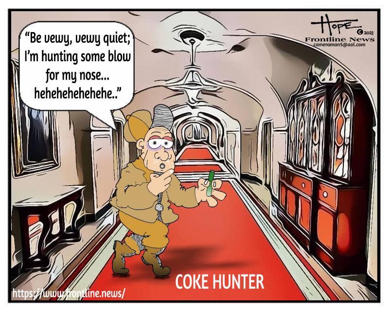 Cartoon for Coke Hunter - Published on July 09, 2023