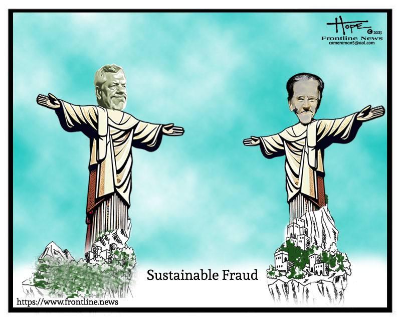 Cartoon for Sustainable fraud - Published on September 10, 2023